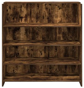 recepciós pult füstös tölgy 100x50x103,5 cm szerelt fa