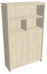 Verno magas gardrób 128 x 46 x 210 cm, polccal, akác