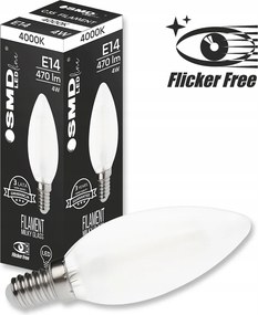 Izzó Smd LEDline E14 Filament 4W C35 Semleges