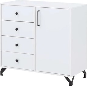 Anders komód 90 cm fiókos - fehér