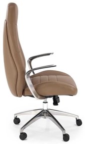 Sleek irodai fotel, barna