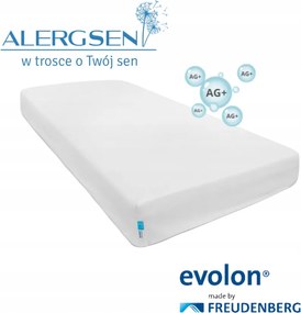 Atkák elleni gumis lepedő Evolon ezüst ionokkal Ag+ 70X140x10