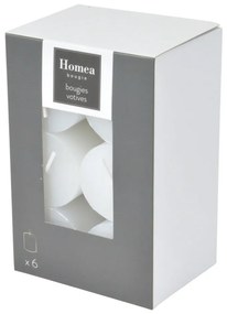Gyertya készlet 6 db-os, égési idő 6 ó – Homéa
