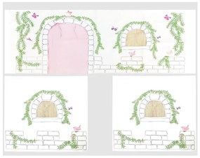 Gyerek függöny ágyhoz 3 db-os 195x75 cm Birdy – Vipack