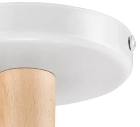 Fali lámpa ELLIE 5xE27/60W/230V fehér/cseresznye