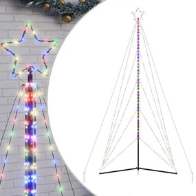 színes LED karácsonyfa 615 LED 404,5 cm