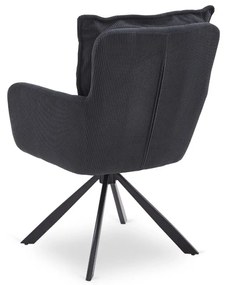 Forgó Étkező/Tárgyaló Fekete Színben. CITY