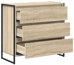 Széf fiókkal Sonoma 79 x 36 x 75.5 cm Faanyag