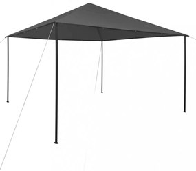 antracitszürke pavilon 4 x 4 x 3 m 180 g/m²