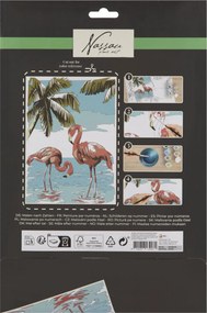 Flamingó Nassau számfestő készlet