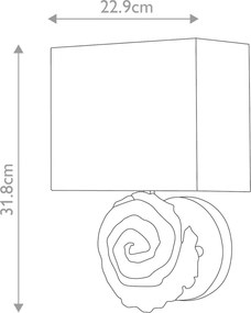 Flambeau Swirl FB-SWIRL-1L-G Fali lámpa 1x60 W/E27