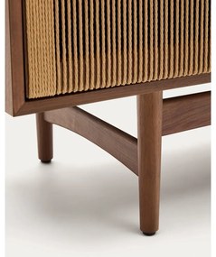 Barna alacsony komód diófa dekorral 180x73 cm Elan – Kave Home