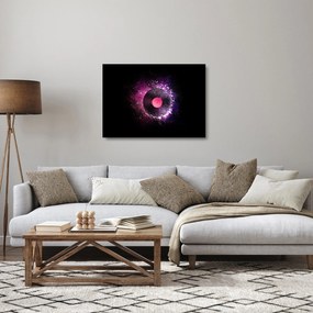 Kép - Vinillemez rózsaszín-lila színben (üvegen) (70x50 cm)