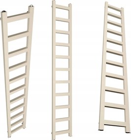 Lad 1210/250 Krémszínű Fürdőszobai Radiátor