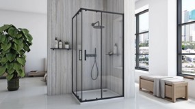 Zuhanykabin Rea City 80x100 Black