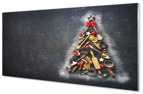 Akrilkép Karácsonyfa díszek 100x50 cm