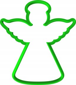 Karácsonyi Mézeskalács Forma Karácsonyi Nagy XXL Angyal 10cm