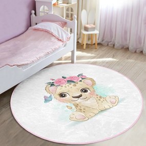 Fehér gyerek szőnyeg ø 120 cm Comfort – Mila Home
