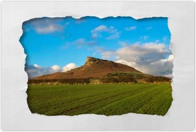 Poszterek 90x60 Hegy a mező mögött
