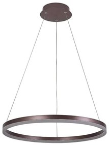 Brilagi - LED Dimmelhető csillár zsinóron CIRCLE LED/42W/230V 3000-6500K barna + távirányító