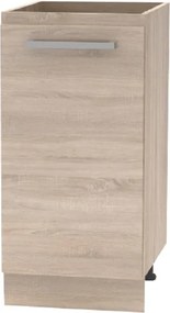 Alsószekrény 40 1DV, tölgy sonoma, NOVA PLUS NOPL-054-0S