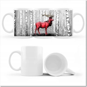 Fotó bögre Szarvas Nyírfa Erdő