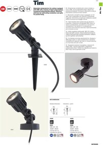 Redo 9997 - LED Kültéri lámpa TIM LED/5W/230V IP65