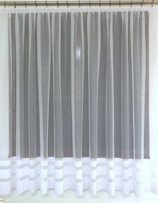 Mg Függöny 618/235 Fehér 400X180cm Kész Szalaggal M