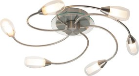 Dar Lighting TUGEL TUG0646 Plafonlámpa 6x40W/G9 IP20