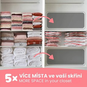 Aspispace XL vákuumtároló zsákkészlet 6 db, 140 l,80 x 130 cm, 140 l, 80 x 130 cm, 6 db
