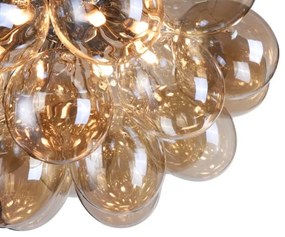 Maytoni MOD112CL-08G - Mennyezeti lámpa BALBO 8xG9/28W/230V arany/króm