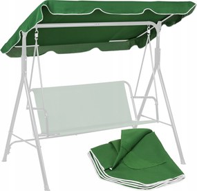 Kerti Hinta Napellenző Tető 163 x 110 cm Zöld