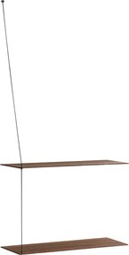 Polc "Stedge", 60 x 22 cm, 4 változat- Woud variáns: sötét tölgyfa