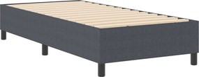 vidaXL Platform ágykeret Sötétszürke 80 x 200 cm szövet