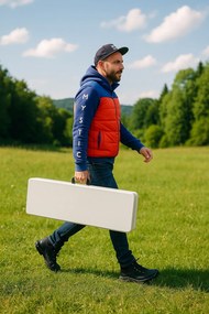 Önálló műanyag pad - 180 cm