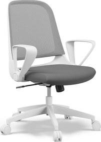 SENSE7 Sopty irodai forgĂłszĂ©k, fehĂ©r Ă©s szĂŒrke
