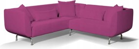 Dekoria 3+2 Strömstad Ikea sarokkanapé huzat rózsaszín