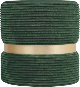 Ring puff - arany gyűrű - L56 - zöld bársony R