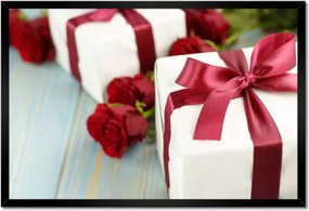 Poszterek keretben 60x40 Nőnap Ajándék Love