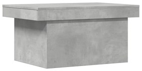 betonszürke szerelt fa dohányzóasztal 100 x 55 x 40 cm