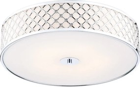 DAR LIGHTING CIV5050 CIVIC Ernyős Mennyezeti Lámpa Csiszolt Króm E14 IP20