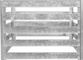 ROJAPLAST Fém komposztáló  560 L 93 x 93 x 70 cm