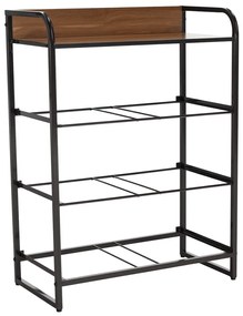 HAZEL TYP 2 szekrény szövet fiókokkal, barna, M