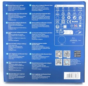 Aigostar - LED RGBW Dimmelhető fali világítás MESH Smart LED/12W/230V + távirányító fehér
