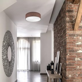 SIRJA mennyezeti lámpa 2x E27, 15 W, 230 V, Ø 45 cm, barna