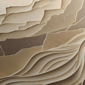 Kép - 3D hegyvonalak (90x60 cm)