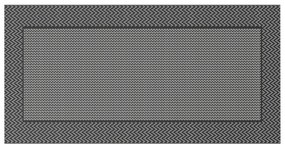 kültéri szőnyeg &#039;ARAKIL&#039;fekete és szürke 300x500 cm PP