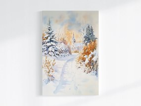 VĂĄszonkĂ©p Canvas TĂĄjkĂ©p Domb Templom TĂ©l HĂł ĂsvĂ©ny 40x60