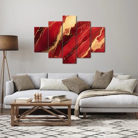 Kép - Vörös-arany márvány (150x105 cm)