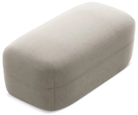 Bézs bársony lábtartó Moana – Makamii